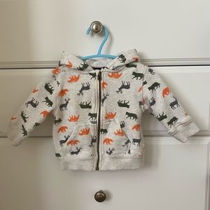 4/$10 Joe hooded Sweatshirt size 3-6 months